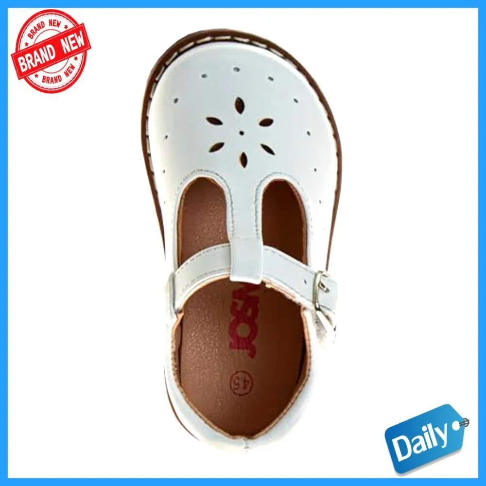 Infant Toddler Girls Mary Jane Flats Slip-On Formal Dress Shoes Size 3-8